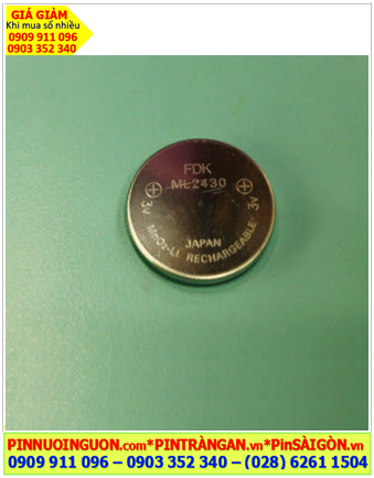 Pin CMOS ML2430; Pin CMOS FDK ML2430 lithium 3V chính hãng _Made in Indonesia